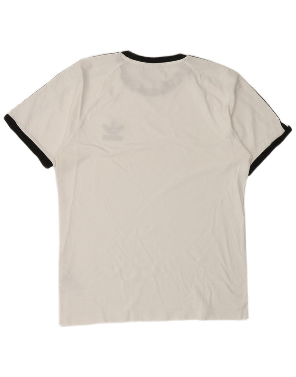 ADIDAS Mens T-Shirt Top XS White Cotton