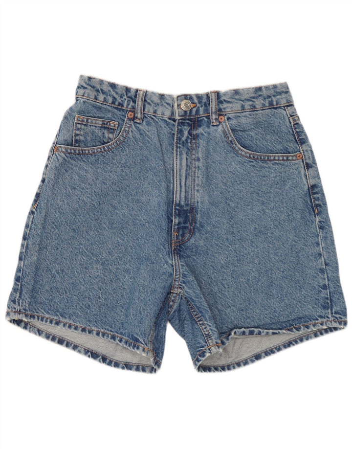 Женские джинсовые шорты ZARA EU 38, маленькие W28, синие, хлопок