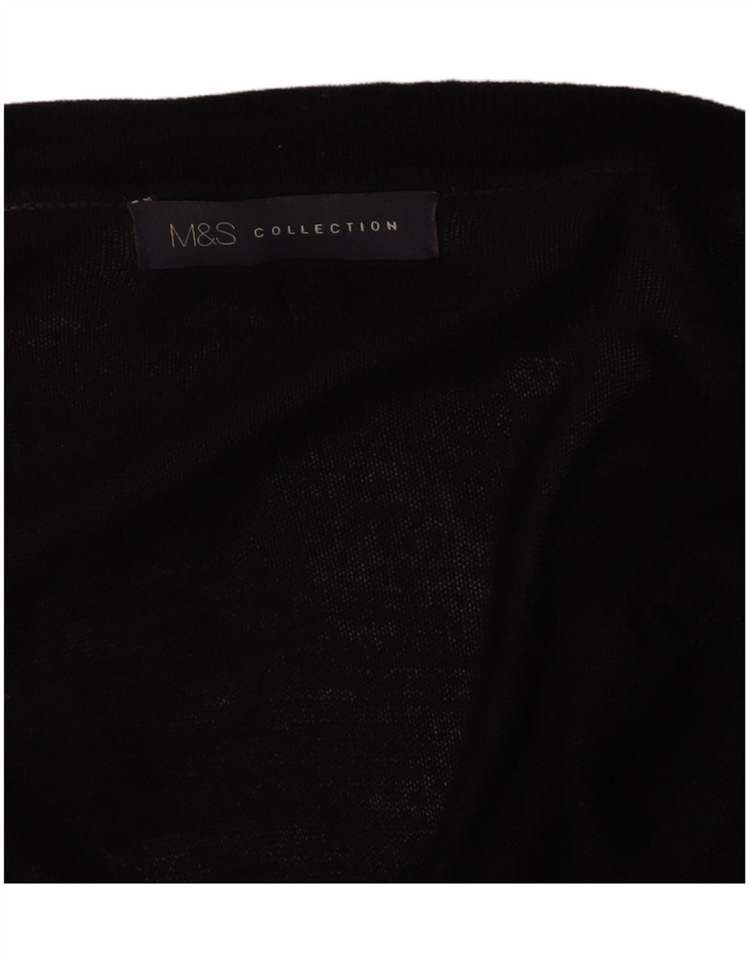 Женский открытый кардиган Marks & Spencer UK 14, средний черный