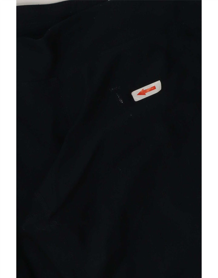 Женские леггинсы-капри Nike Dri Fit UK 10, маленькие темно-синие, полиэстер