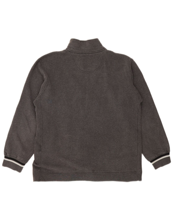 Мужской свитер с воротником на молнии CHAMPION, джемпер XL, серый хлопок