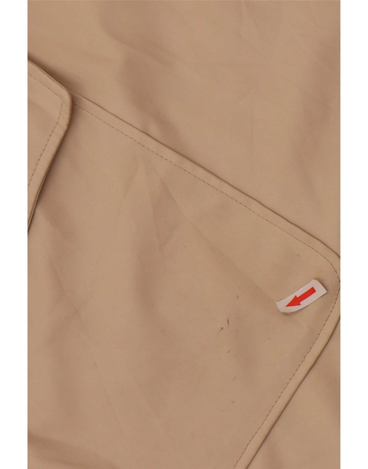 Женская парка с капюшоном Zara UK 18 XL, бежевый полиэстер