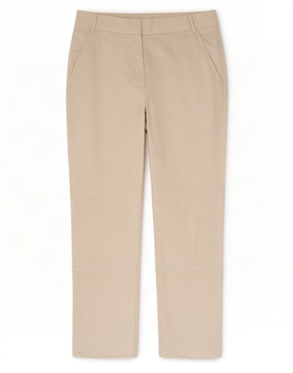 Женские прямые укороченные брюки Max Mara W30 L24 белые