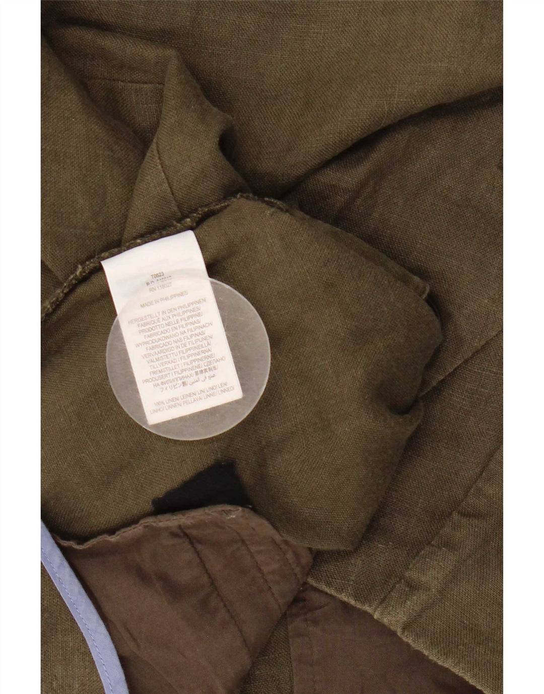 Женские шорты чинос Boden UK 12 Medium W32 Хаки, лен