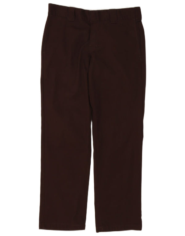 Мужские прямые брюки-чиносы Dickies Slim Fit W32 L32, коричневые, полиэстер