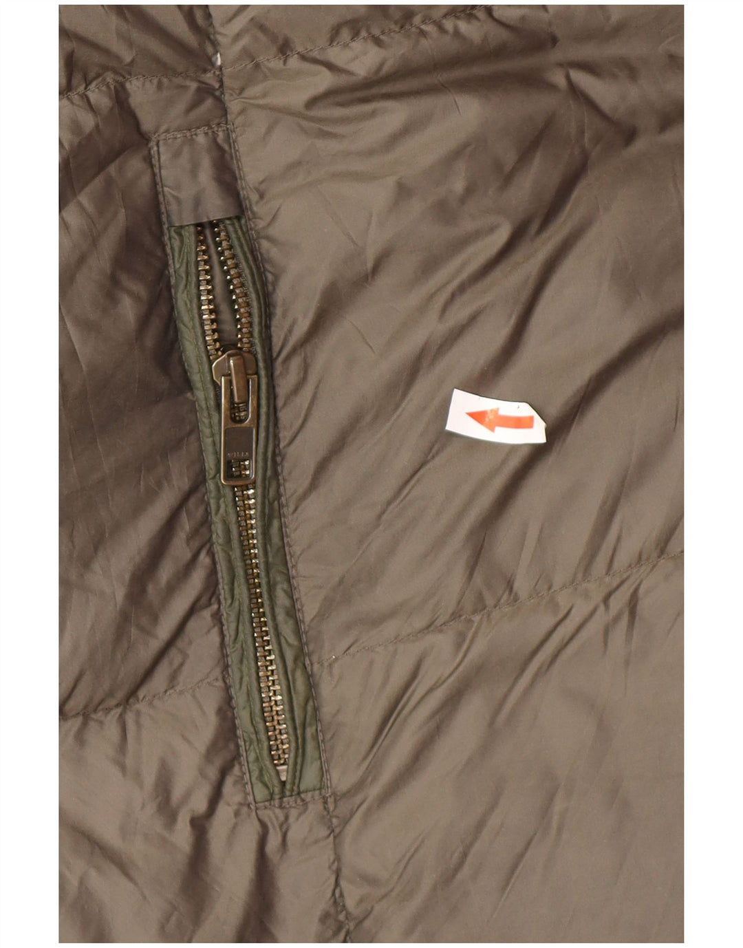 Женское стеганое пальто с капюшоном Jack Wills UK 14, большой цвет хаки, полиэстер