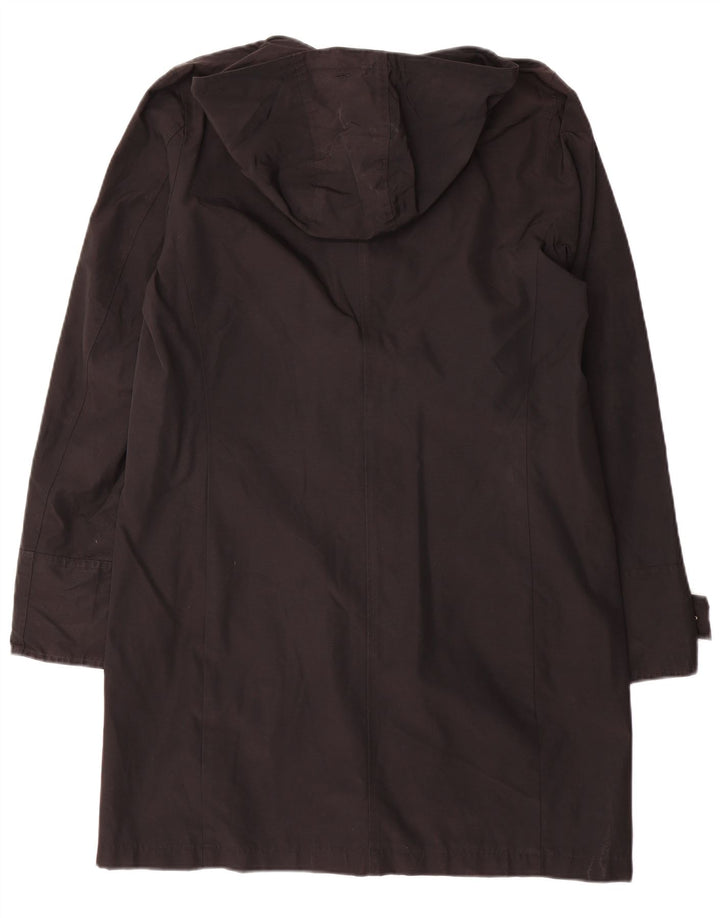Женское пальто с капюшоном Woolrich UK 16, большое черное хлопковое пальто