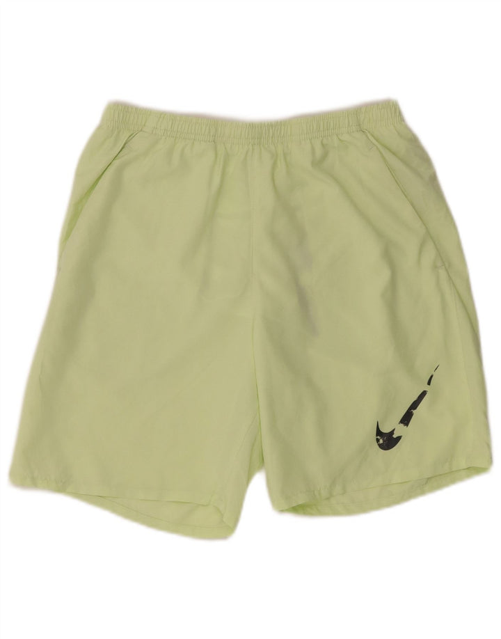 Мужские спортивные шорты Nike, маленькие зеленые, полиэстер