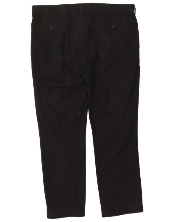 POLO RALPH LAUREN Mens Straight Chino Trousers W40 L30 Black Cotton