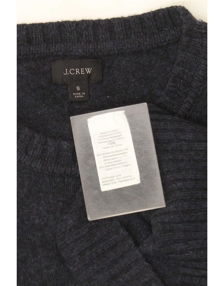 Мужской джемпер стандартного кроя J. Crew, маленький темно-синий в крапинку