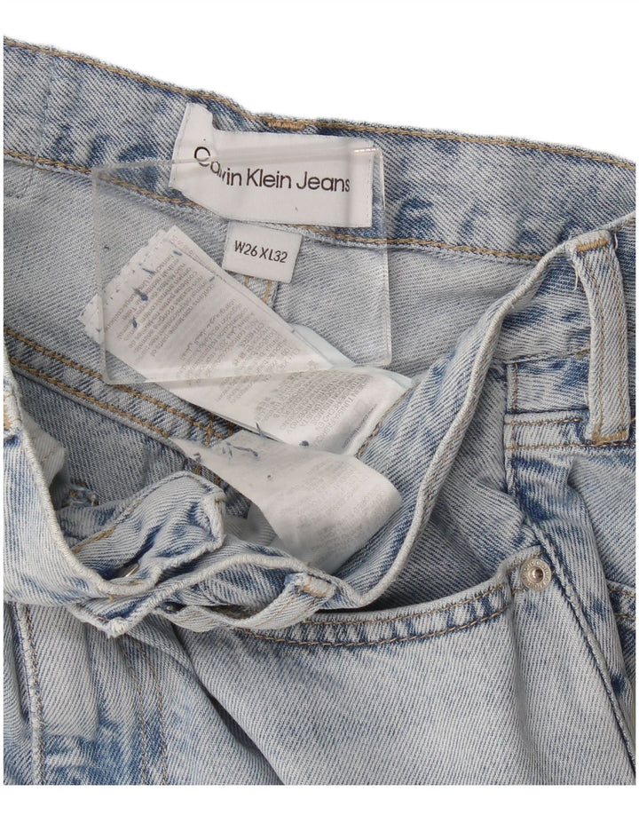 Женские свободные джинсы Calvin Klein W26 L32, синий хлопок