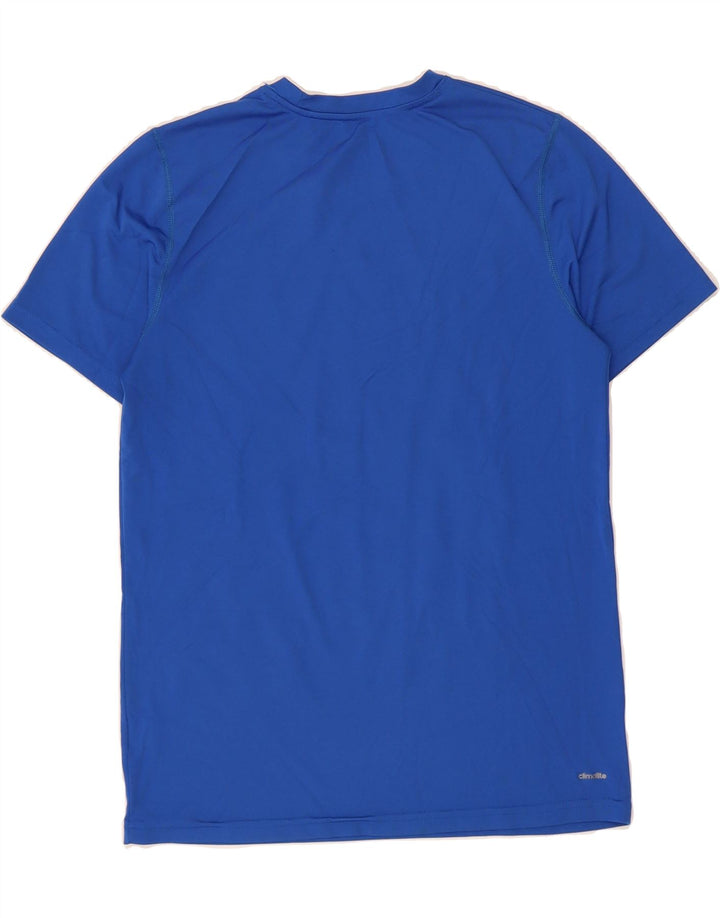 ADIDAS Boys Graphic T-Shirt Top 14-15 Years Large Blue Polyester Vintage Adidas and Second-Hand Adidas from Messina Hembry 