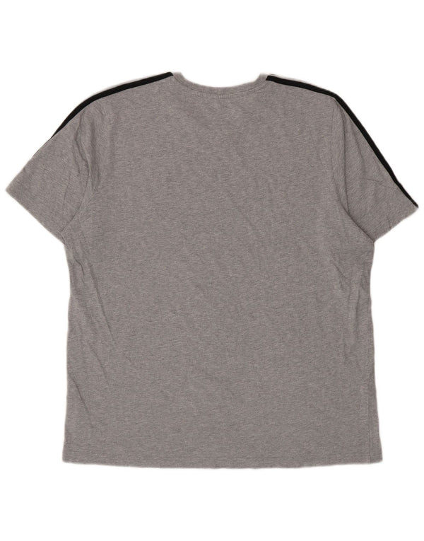 Мужская футболка Adidas Top XL Серый хлопок