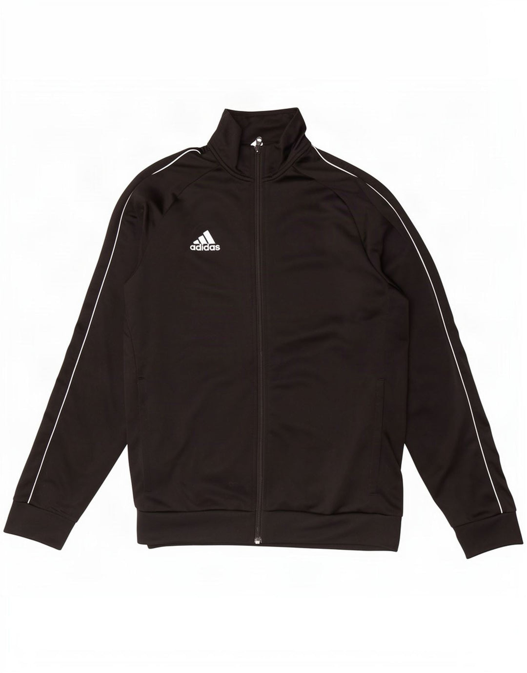 Мужская спортивная куртка Adidas, средний черный полиэстер