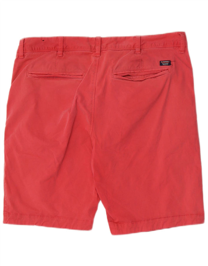 Мужские шорты чинос Superdry W36, большие розовые, хлопок