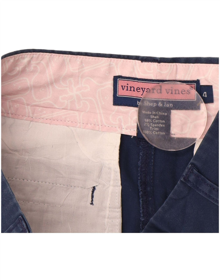 Женская мини-юбка Vineyard Vines, США 4, маленькая, W30, темно-синий, хлопок