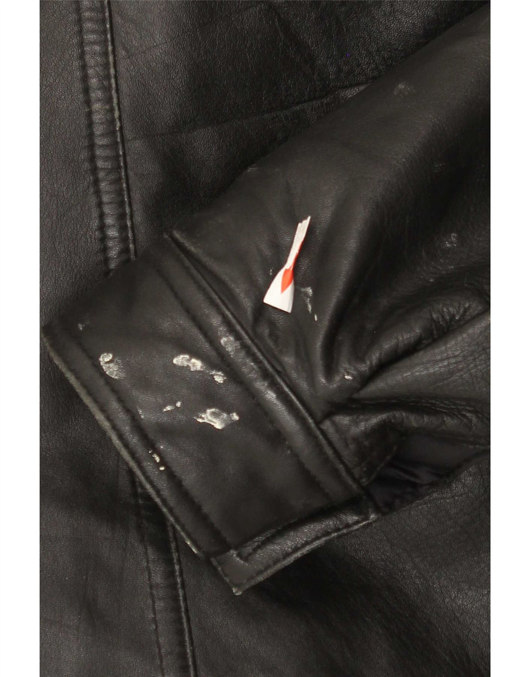Винтажная мужская кожаная куртка IT 48 Medium Black