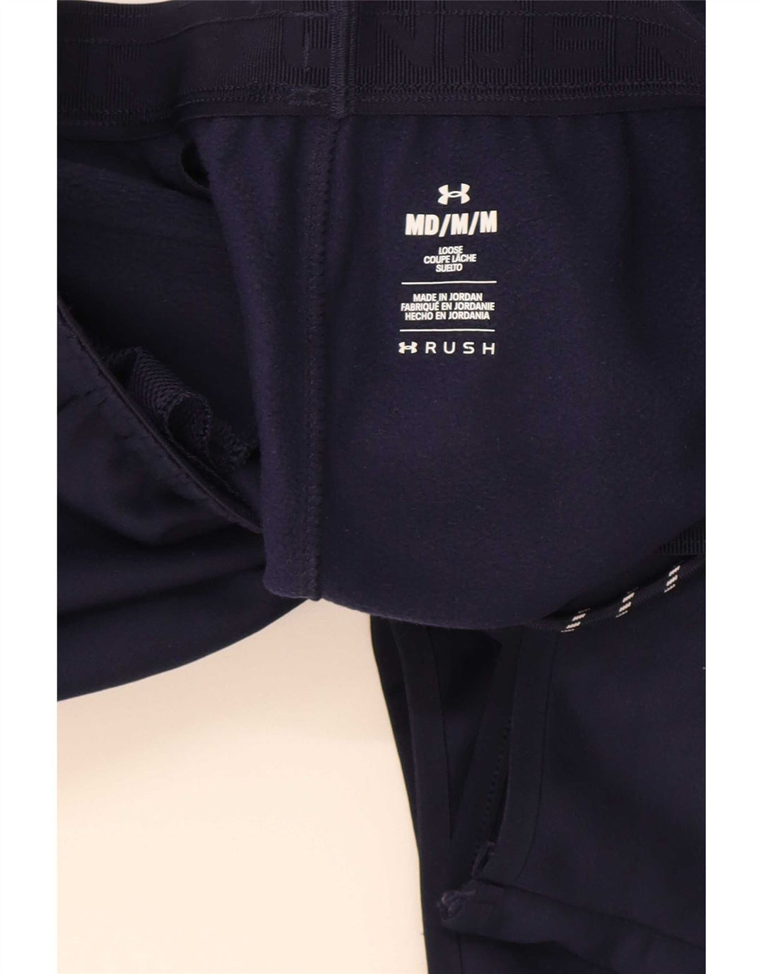 Мужские спортивные брюки Under Armour, джоггеры, средний темно-синий, полиэстер