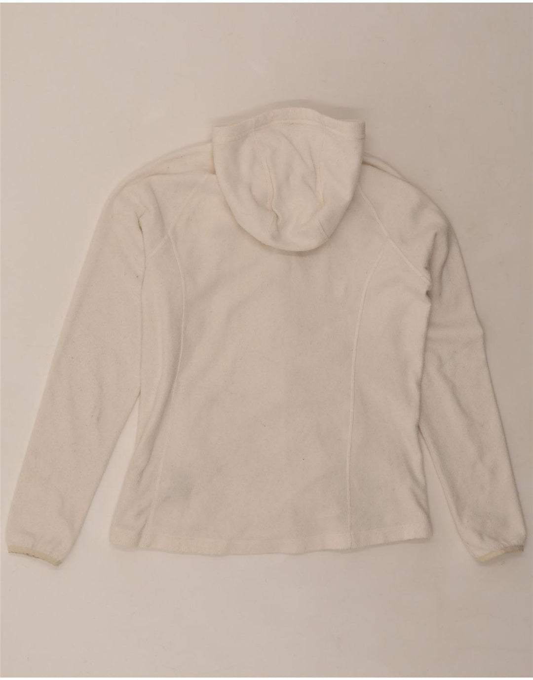 Женская флисовая куртка с капюшоном THE NORTH FACE UK 16, большой белый полиэстер