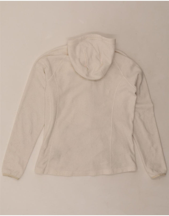 Женская флисовая куртка с капюшоном THE NORTH FACE UK 16, большой белый полиэстер