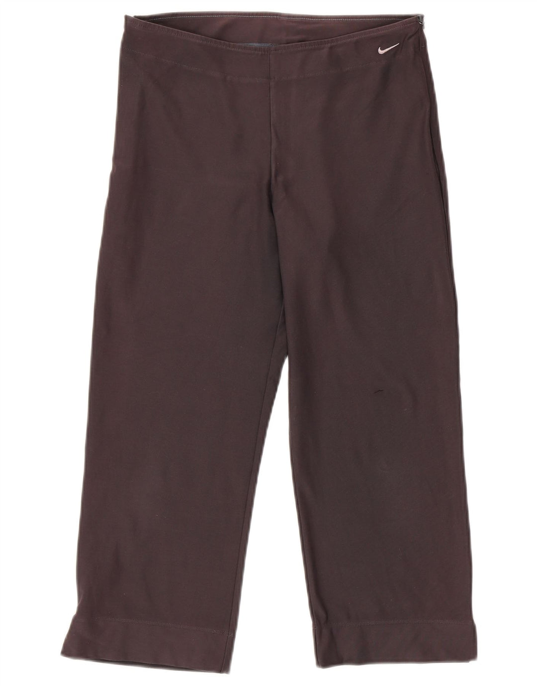 Женские спортивные брюки-капри NIKE Dri Fit, Великобритания, 12/14, большие серые, хлопковые