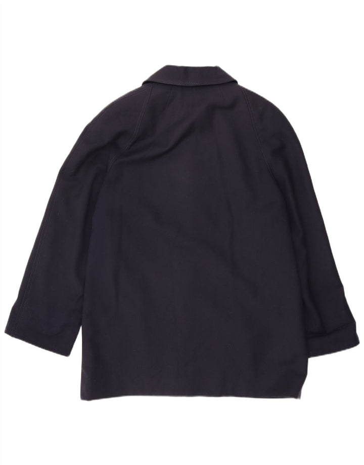 Винтажное женское пальто UK 18 XL темно-синего цвета