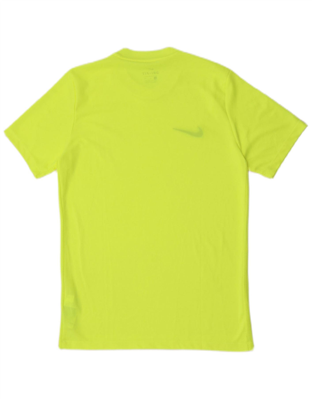 Мужская футболка Nike Dri Fit из полиэстера среднего желтого цвета
