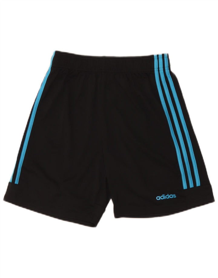 Спортивные шорты Adidas Climalite для мальчиков 13-14 лет, черный полиэстер
