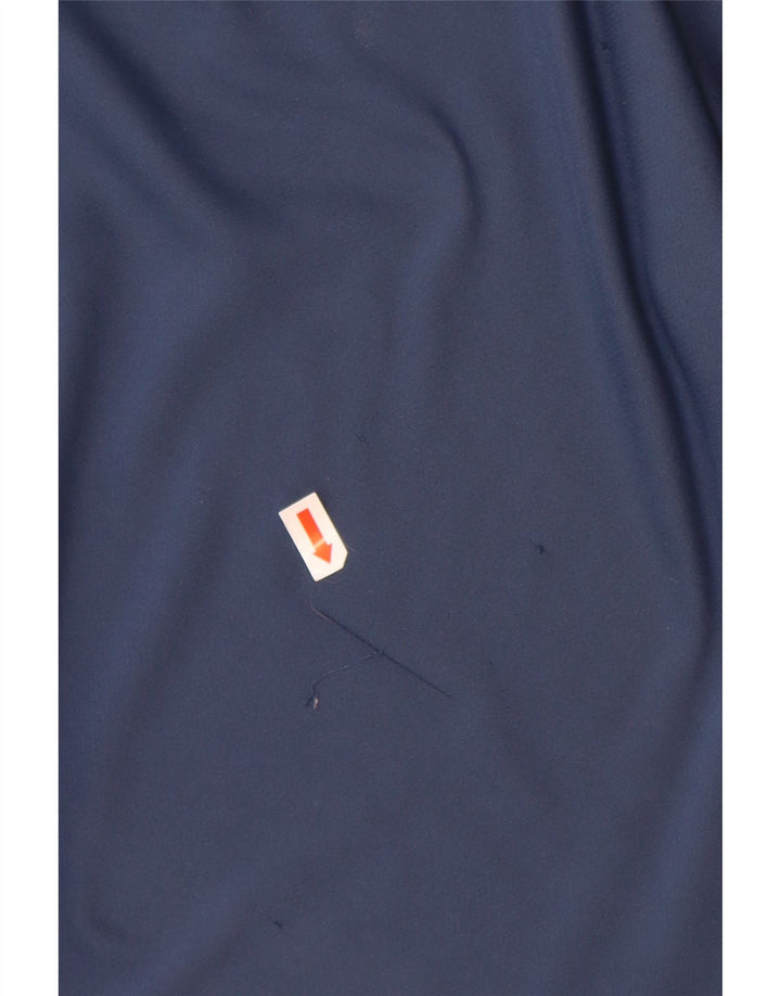 Мужская рубашка-поло ADIDAS, маленькая, темно-синяя, полиэстер