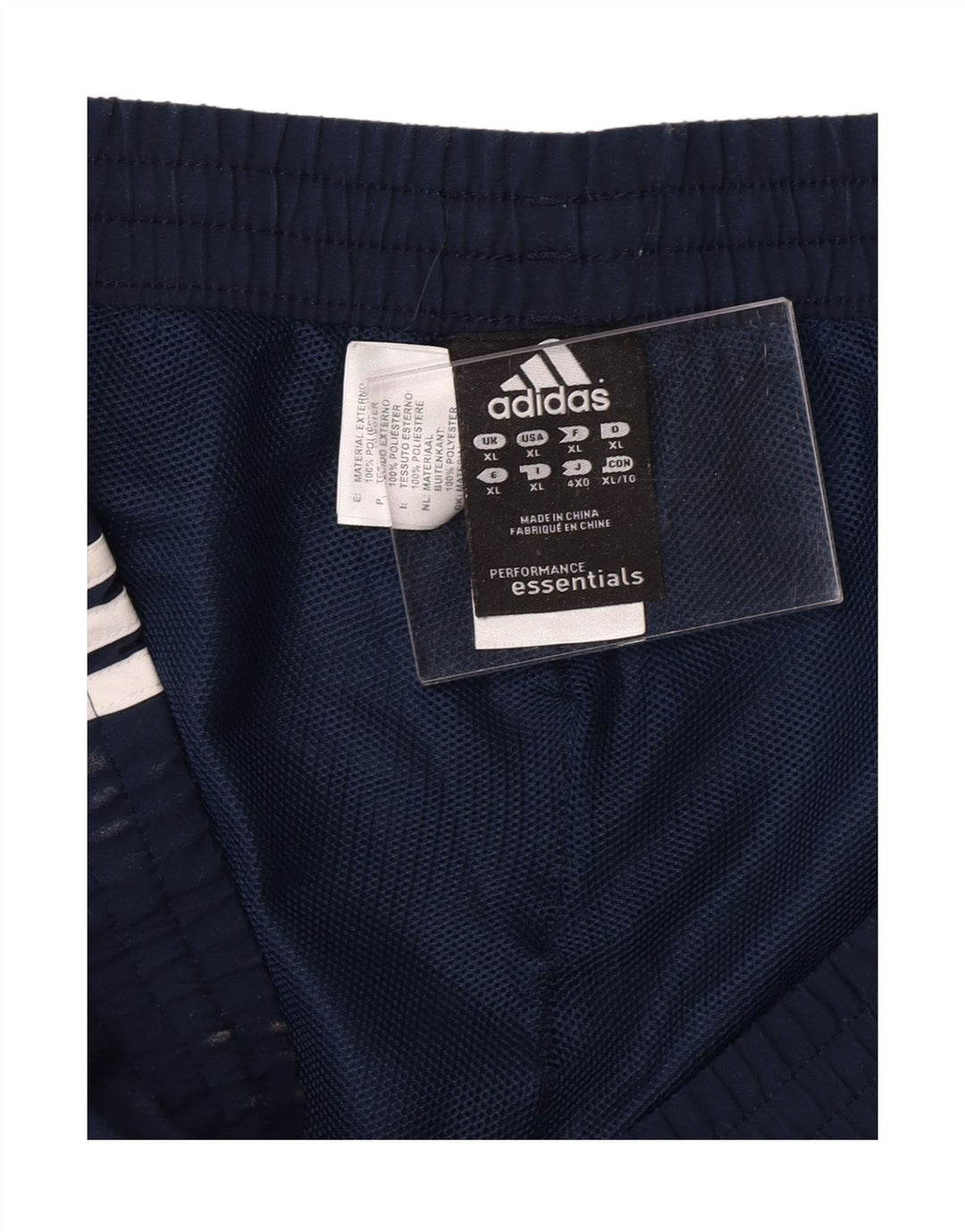 ADIDAS Mens Climalite Tracksuit Trousers XL  Navy Blue Polyester Vintage Adidas and Second-Hand Adidas from Messina Hembry 