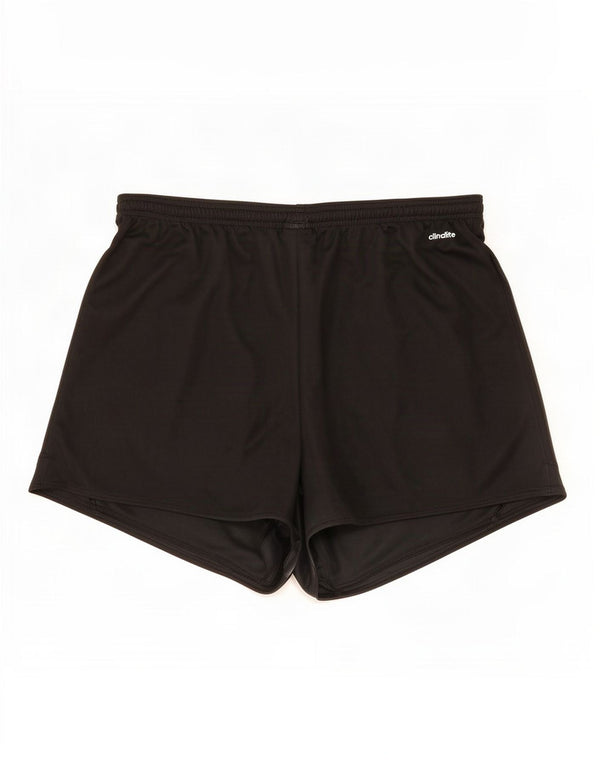 Женские спортивные шорты Adidas Climalite UK 20/22 XL, черный полиэстер