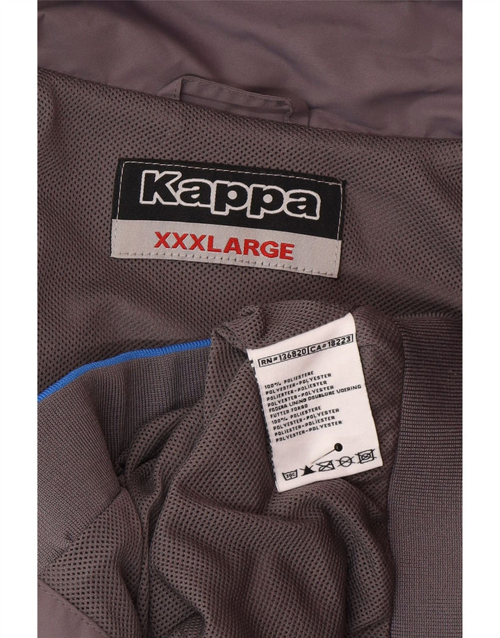 Мужская куртка-бомбер Kappa UK 46 3XL Серая