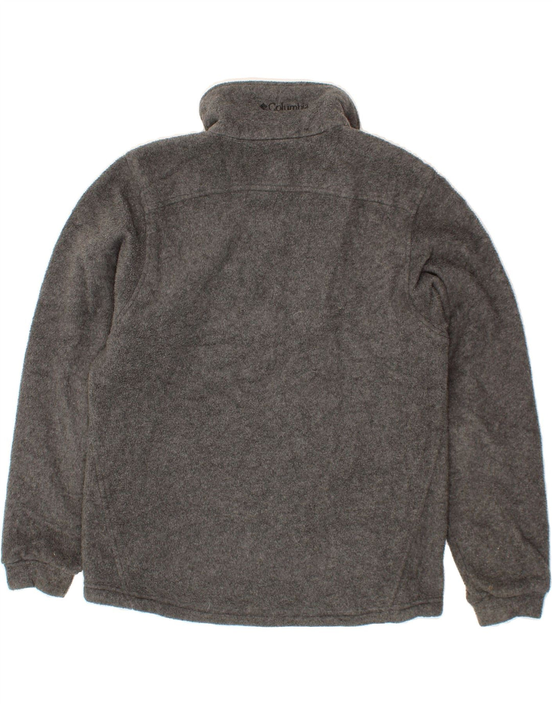 COLUMBIA Womens Fleece Jacket UK 14 Medium Grey Polyester Vintage Columbia and Second-Hand Columbia from Messina Hembry 