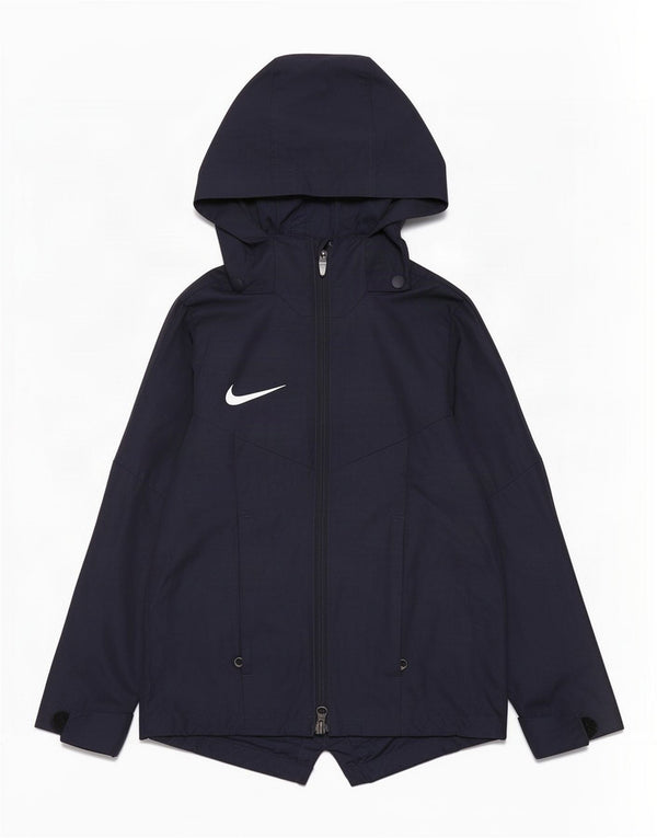 Дождевик свободного покроя с капюшоном Nike для мальчиков 6–7 лет XS, темно-синий полиэстер