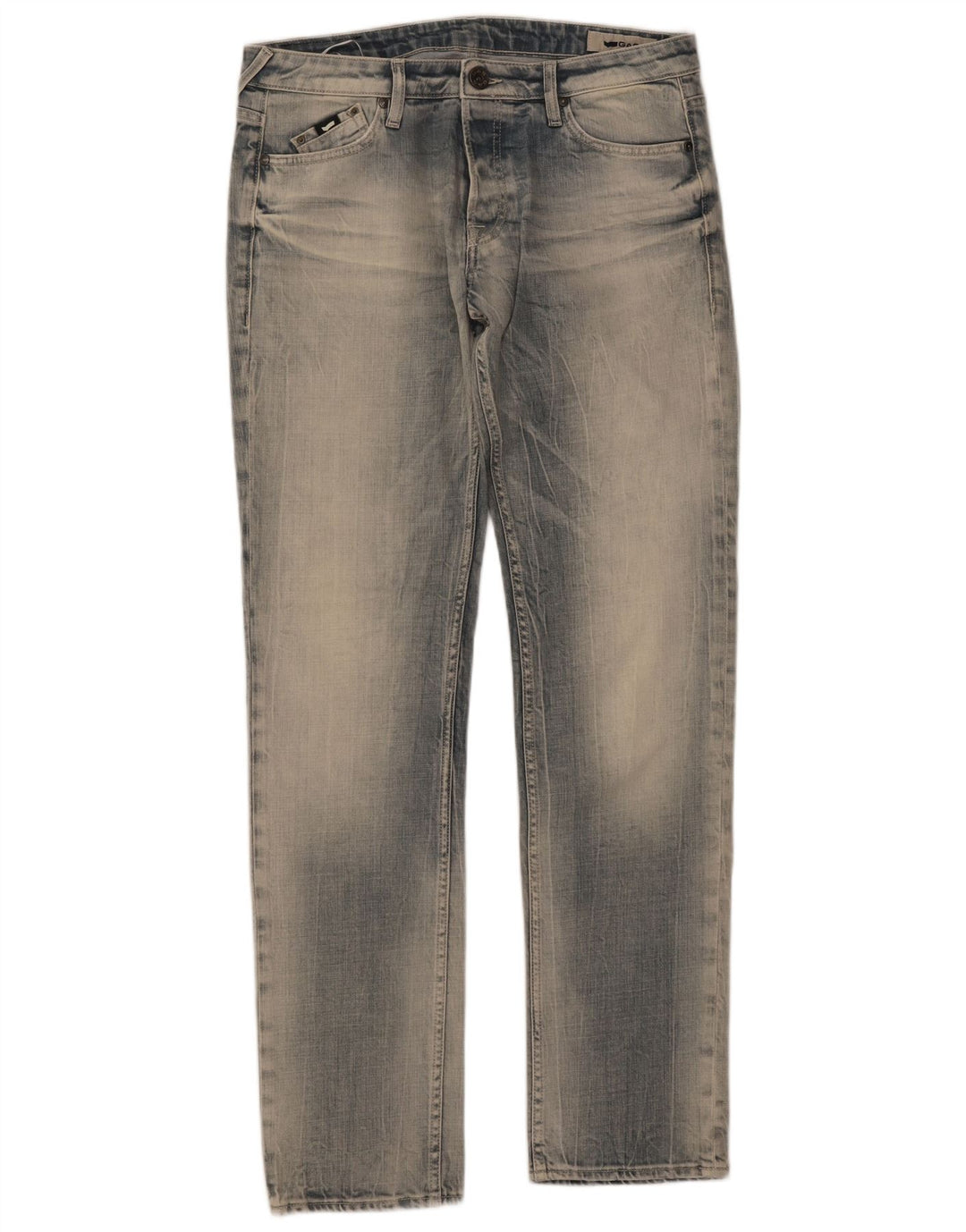 Мужские джинсы Gas Morrison Slim W34 L34, синий хлопок