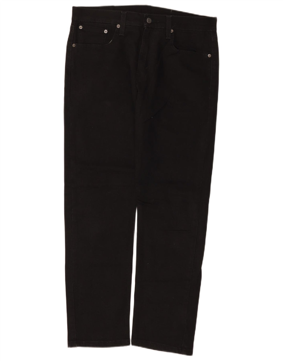 Мужские зауженные джинсы Levi's 502 W32 L30, черный хлопок