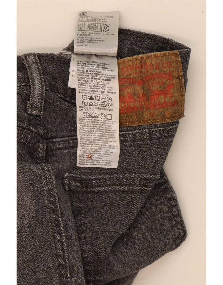 Мужские джинсы Levi's 511 Slim W30 L29 Серые хлопковые