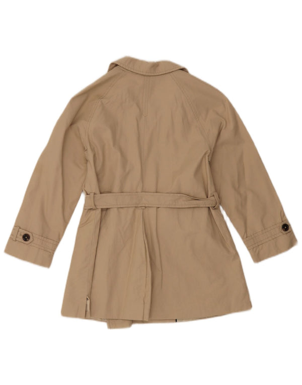 Плащ Zara для девочек 7-8 лет, бежевый, хлопок
