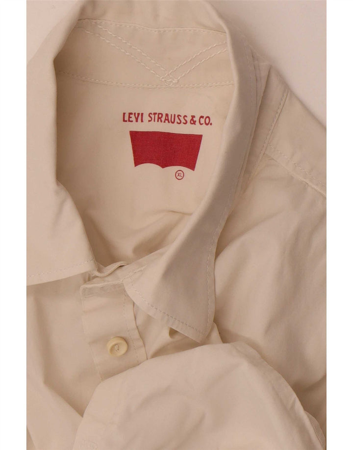 Мужская рубашка стандартного кроя Levi's XL Off White