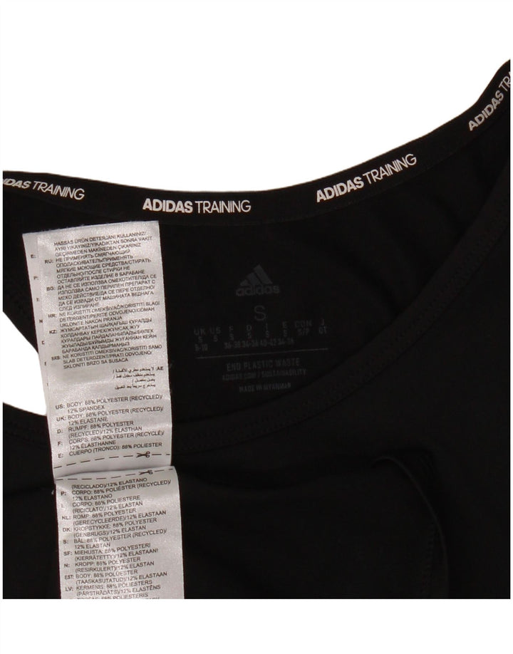 Женский жилет Adidas Aeroready Top UK 8/10, маленький черный полиэстер