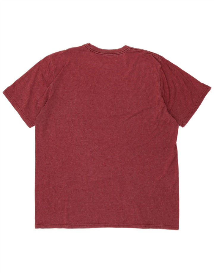 Мужская футболка с рисунком Converse Chuck Taylor, темно-бордового цвета