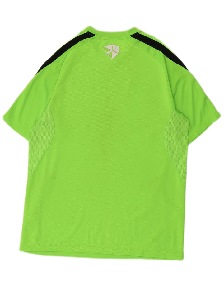 Мужская футболка Nike Dri Fit, верх, средний зеленый цвет, полиэстер с цветными блоками