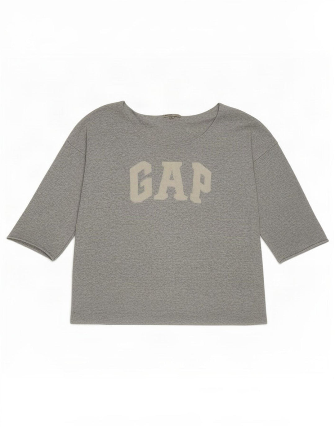 Женский топ с рисунком Gap, рукав 3/4, UK 16, большой серый