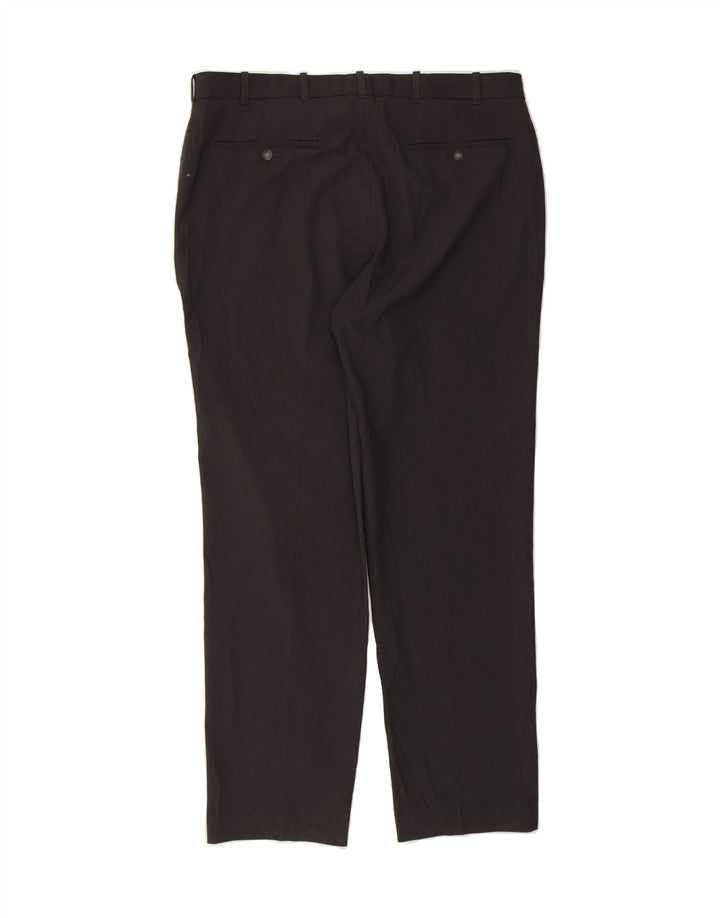 IZOD Mens Straight Suit Trousers W38 L32 Grey Polyester Vintage Izod and Second-Hand Izod from Messina Hembry 