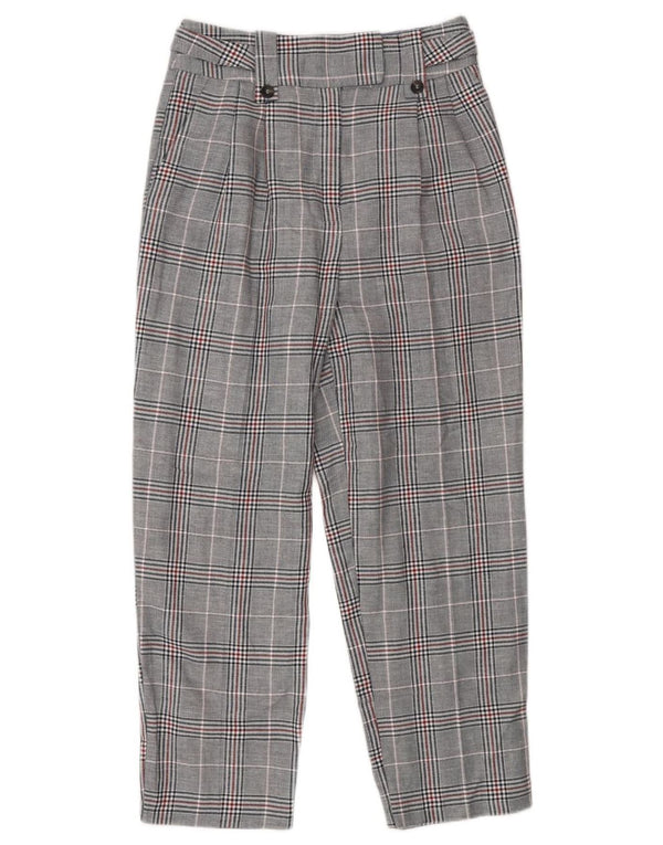 Topshop Женские зауженные брюки чинос UK 8 Small W26 L25 Серые 