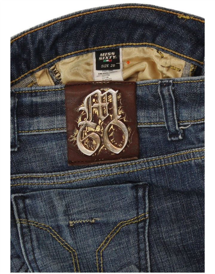 Женские узкие джинсы с низкой талией MISS SIXTY W28 L29, синий хлопок