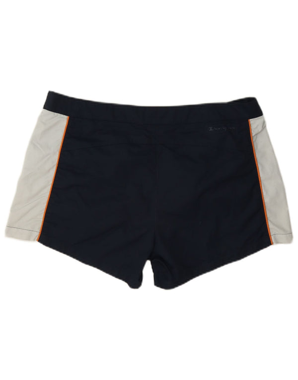Мужские спортивные шорты Champion XL, темно-синие, с цветными блоками