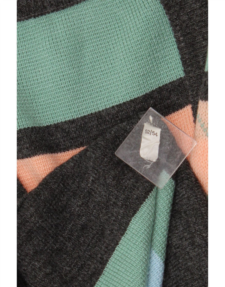 Мужской свитер-кардиган VINTAGE IT 52/54 Большой Разноцветный Жар-Айл