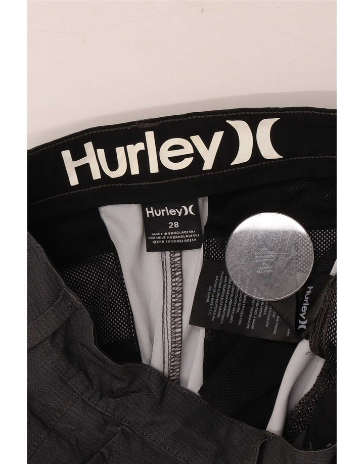 Мужские шорты чинос Hurley W28, маленькие серые, полиэстер