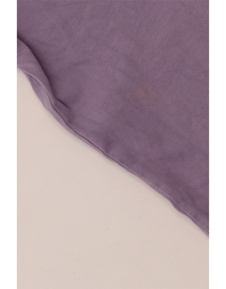 Женская футболка оверсайз ADIDAS Top UK 10 Small Purple Cotton